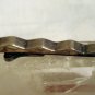 Silverplated men's tie clip vintage very solid piece ll2377