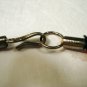 Red plastic beads with pewter necklace 5 strands excellent vintage ll2409