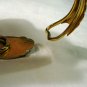 Butterflies and flowers cloisonne clamper bangle bracelet vintage ll2411