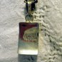 Mexico 925 Sterling silver onyx pendant mid century modern perfect vintage ll2564
