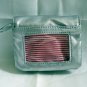 XOXO silver faux leather wallet change purse heart key chain preowned as new  ll2601