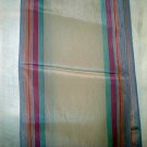 Liz Claiborne bias cut pastel stripe scarf pearl gray vintage ll2795