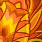 Bold tulip acetate scarf 1960s era Made in Italy very good vintage ll2881