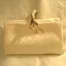Lurex jacquard and satin travel jewelry pouch bag perfect pre-owned ll2902