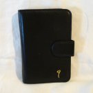 Just Gold black clutch wallet with notebook leather excellent vintage ll2908