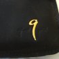 Just Gold black clutch wallet with notebook leather excellent vintage ll2908
