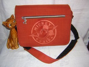 Mickey Air messenger bookbag Disney pre-owned ll2911
