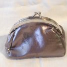 Avon Pink Ribbon change purse silver bronze pink  rhinestones excellent pre-owned ll2926