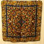 Hardy Amies for Park Lane small square scarf silk 19 inches colorful maze Exc  vintage ll2961