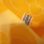 Bright 1960s orange yellow long scarf bold floral acetate satin excellent ll2994