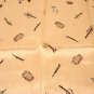 Jitterbug musical instruments acetate square scarf vintage ll3018