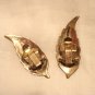 Siam sterling silver niello enamel clip earrings Balinese dancers vintage ll3062