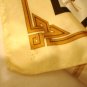 Daniel Hechter hanks of yarn polyester scarf large square excellent vintage ll3078