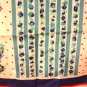 Honey silk scarf stripes, dots, floral, square excellent vintage ll3088