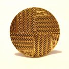 Gold tone scarf clip multi textured perfect vintage ll3116
