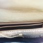 Golden aluminum mesh evening bag shoulder strap preowned perfect ll3162