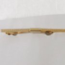 Briar collar bar, stay, clip, gold tone Greek key motif vintage l3369