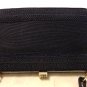 Park Lane corde dressy navy evening handbag Art Deco vintage  ll2103