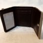 LEE sporty trifold wallet unisex gray brown fits in a pocket excellent vintage ll3438