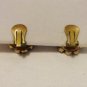 Clip back aureola borealis cluster earrings 1 inch great sparkle holidays vintage ll3470
