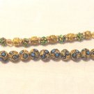 2 Handmade bead bracelets fancy mixed beads rod and ring clasps perfect ll3535