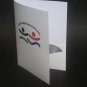 100 Custom 4 color printed presentation folders