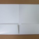 100 white gloss 10 pt. presentation folders