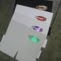 250 White Coated Presentation Folders, Custom Foil Stamp