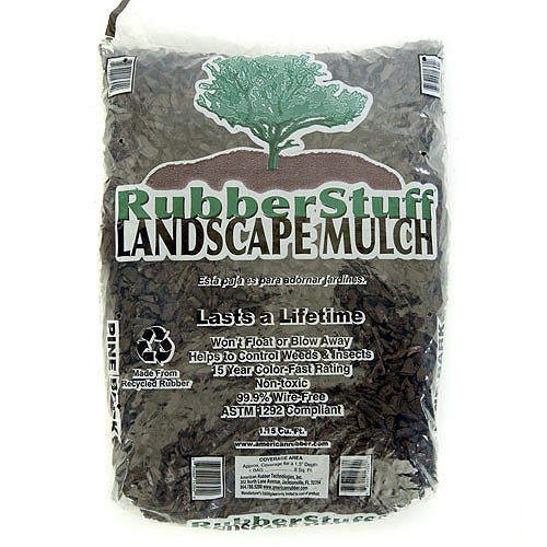Landscaping Pine Bark Mulch Rubberstuff (4 bags)