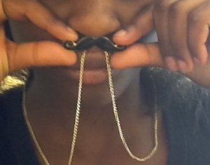 Moustache Necklace / Pendant