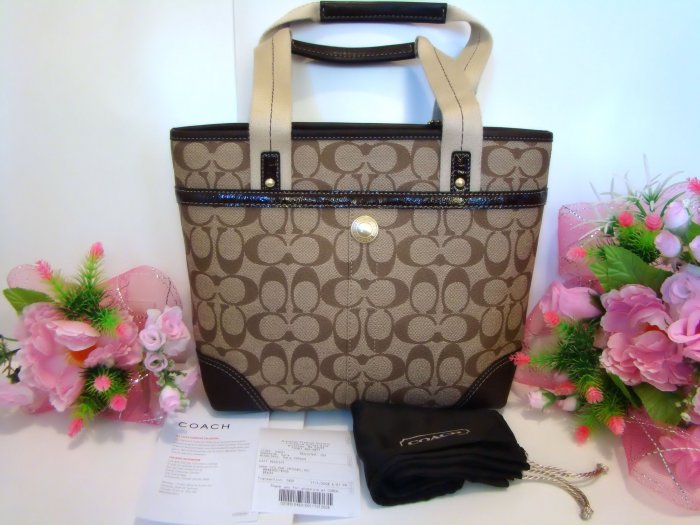 coach heritage tote