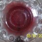Cake plate-clear and ruby