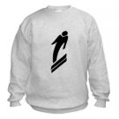 Snow Ski Silhouette Sweatshirt