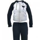 Cat Silhouette Woman Womans Jogging Suit