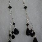 Chandelier Black Long Dangles