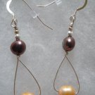 Peach and Gray on a wire
