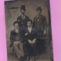 Tintype Four Gents Hand on Shoulder Top Hat Gay (?)