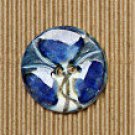 Hand made & painted ceramic buttons : L295