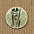 Hand made & painted ceramic buttons : L501