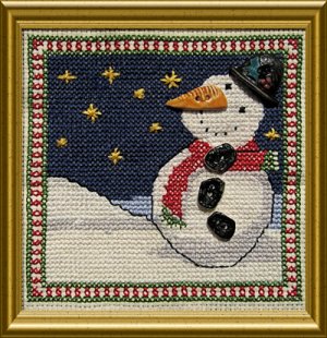 Cross Stitch Kit : G2 "Snowmen"