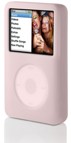 Belkin Silicone Sleeve Case for 80GB/120GB iPod classic 6G 6th Generation (Pink) F8Z210-PNK