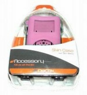 Silicone Skin Sleeve Case for iPod mini - Pink