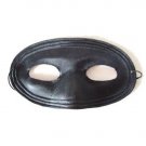 Black Satin Domino Eye Mask Mardi Gras Nice Quality Halloween Costume Accessory