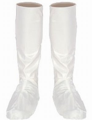 white gogo boot covers