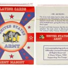 US Army Mascot Deck of Playing Cards