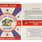 US Army Mascot Deck of Playing Cards