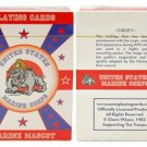 US Marine Corps Mascot Deck of Playing Cards