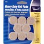Waxman Self-Stick Round Felt Pads, Oatmeal, 1-Inch