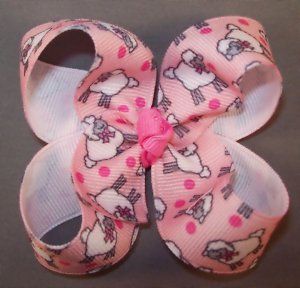 Lil' Lamb hair bow