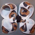 Brown Puppy hair bows
